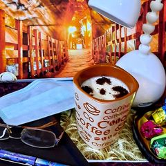 A picture of Creamy coffee.