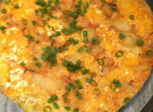 Una foto de Frittatas de camarones 