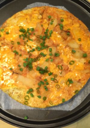 Una foto de Frittatas de camarones 