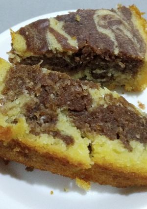 Foto resep #14. Bolu Marmer Tape Empuk (Takaran Sendok) No Oven