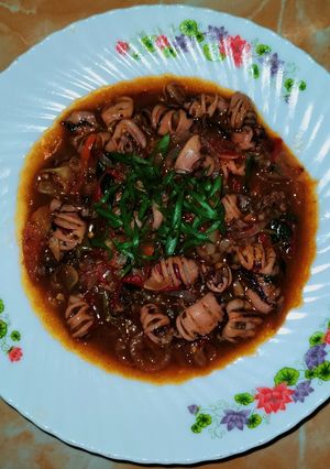 Foto resep Cumi pedas asam manis