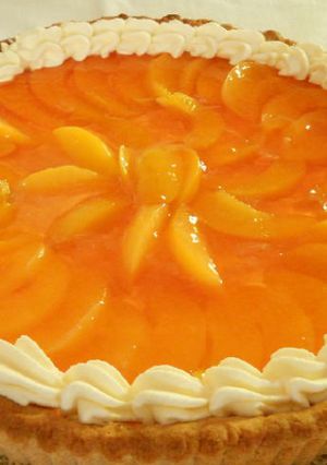 Una foto de Tarta de duraznos