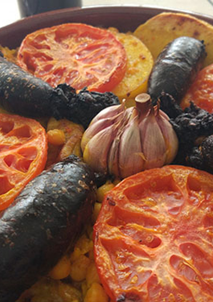 Una foto de Arroz al horno valenciano