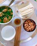 Thịt chưng mắm tép