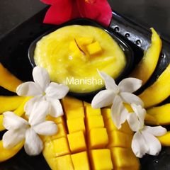 A picture of Mango Phirni.