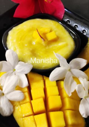 A picture of Mango Phirni.