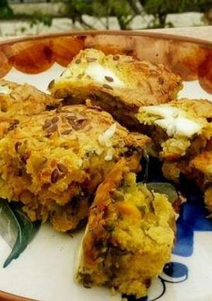 A picture of Healthy Besan Breakfast Quiche.