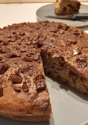 Une photo de Gâteau choco banane sans gluten 💛🍫🍌