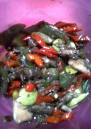Foto resep Oseng cumi asin pete ala sarwendah