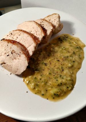 A picture of Cheddar Broccoli Chicken.