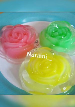 Foto resep Pudding mawar kaca