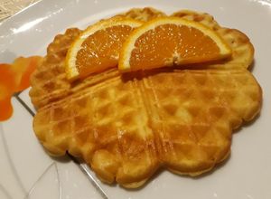 Φωτογραφία της συνταγής Βάφλες νηστίσιμες με 🍊