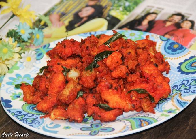 Tandoori Fish Pakora / Indian Style Deep Fish Fritters #starters