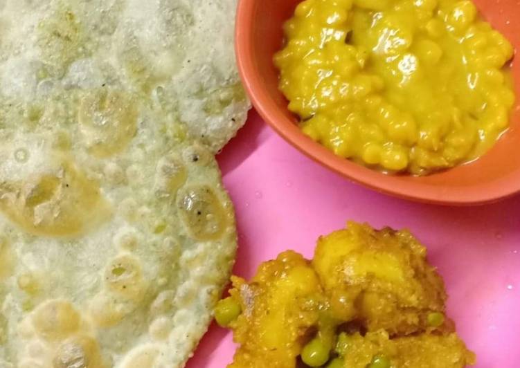 Steps to Make Blends Peas kachori
