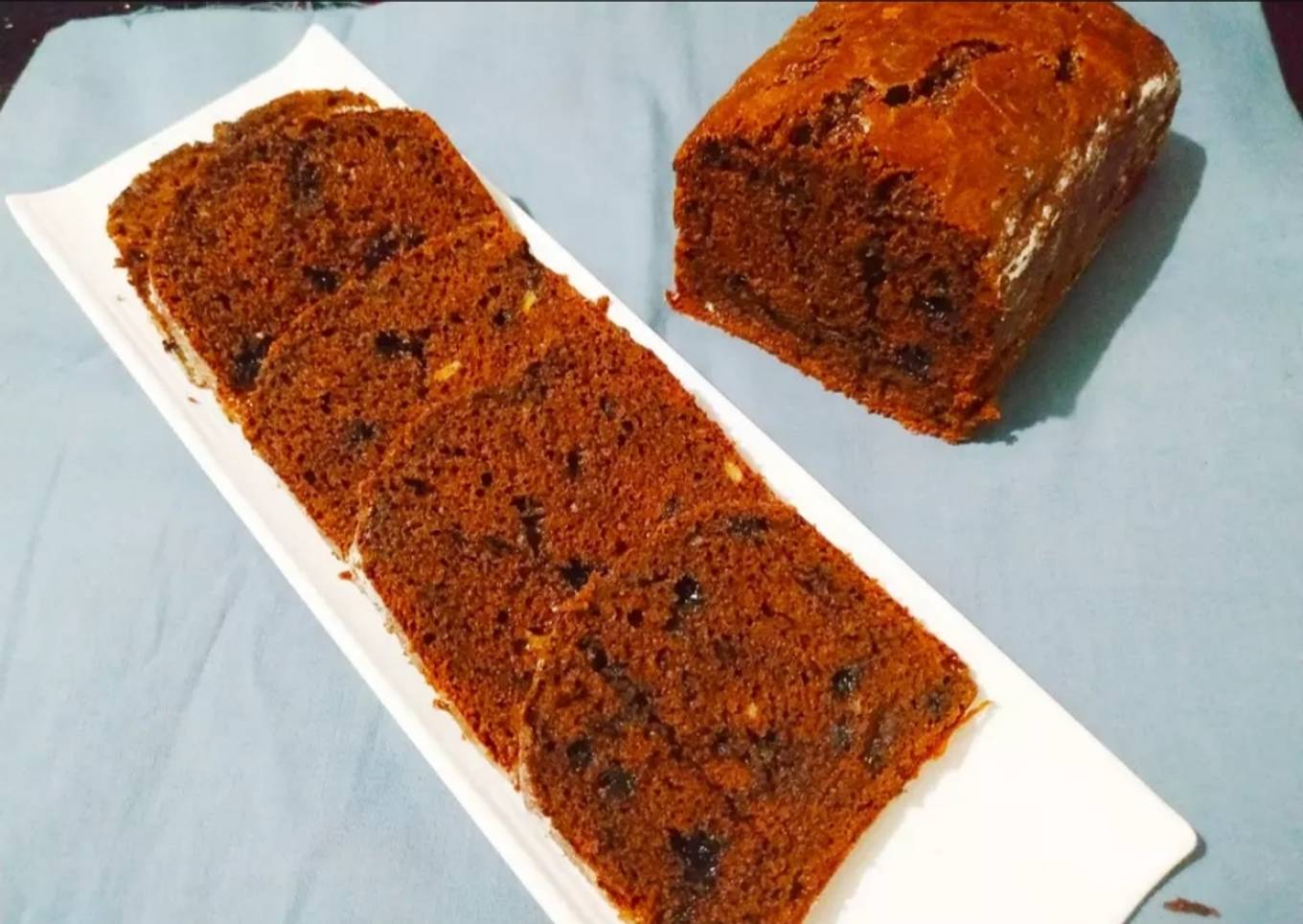 Wheat flour banana cake