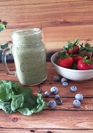 Foto resep Green smoothies "Berry Protein Bash"