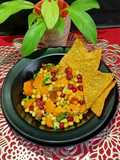 Mango Salsa With Nacho Chips