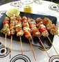 Easy Way Prepare Grilled Chicken Souvlaki on a stick (Kotopoulo Kalamaki) the Can Spoil the Tongue Can spoil the tongue