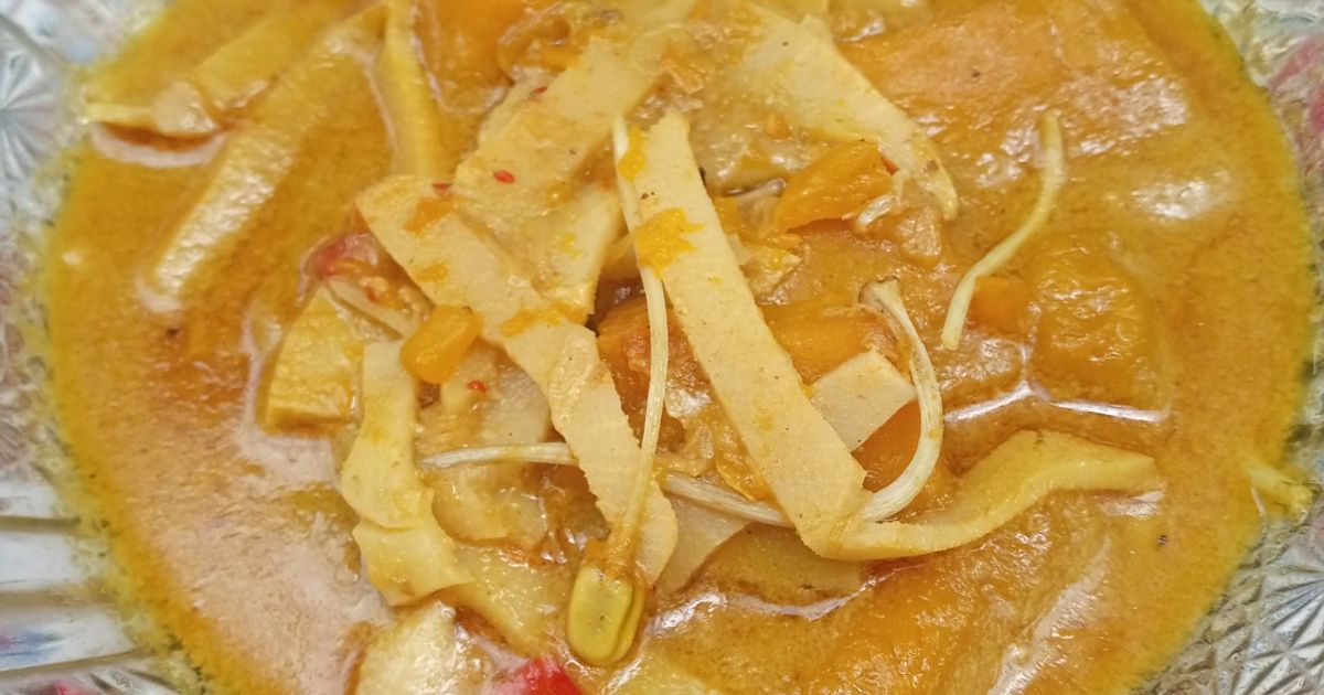 Lodeh rebung&Labu kuning