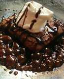 Eggless Sizzaling Brownie on Tava(Without Sizzler Plate)