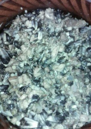 Una foto de Pollo con huitlacoche