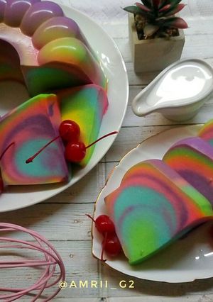 Foto resep Puding Roti Tawar 🌈🌈🌈