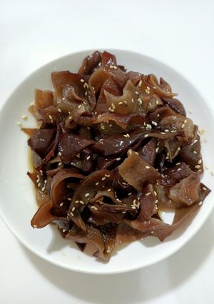涼拌木耳 的食譜成品照片