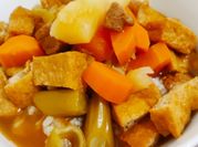A picture of vegetable starch meat