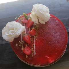 Foto di Torta fredda alle fragole