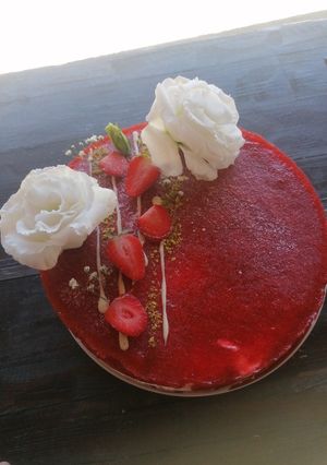 Foto di Torta fredda alle fragole