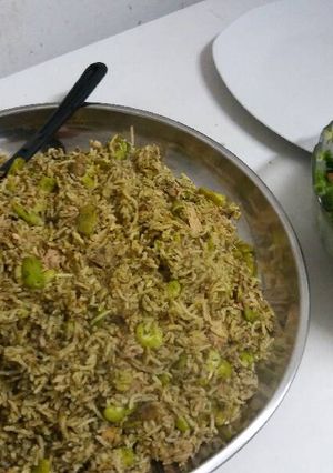 صورة لوصفة رز بالتونة