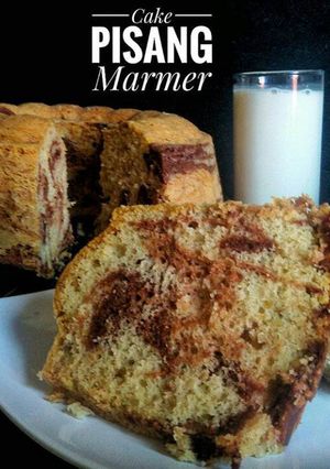 Foto resep Cake Pisang Marmer
