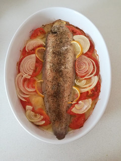 Una foto de Lenguado al horno con hierbas provenzales