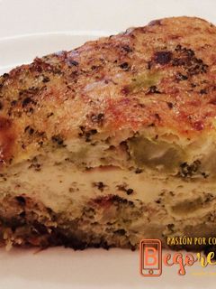 Una foto de Frittata de brócoli y parmesano