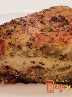 Una foto de Frittata de brócoli y parmesano