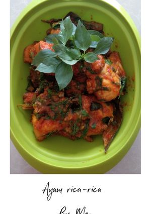 Foto resep Ayam rica-rica.