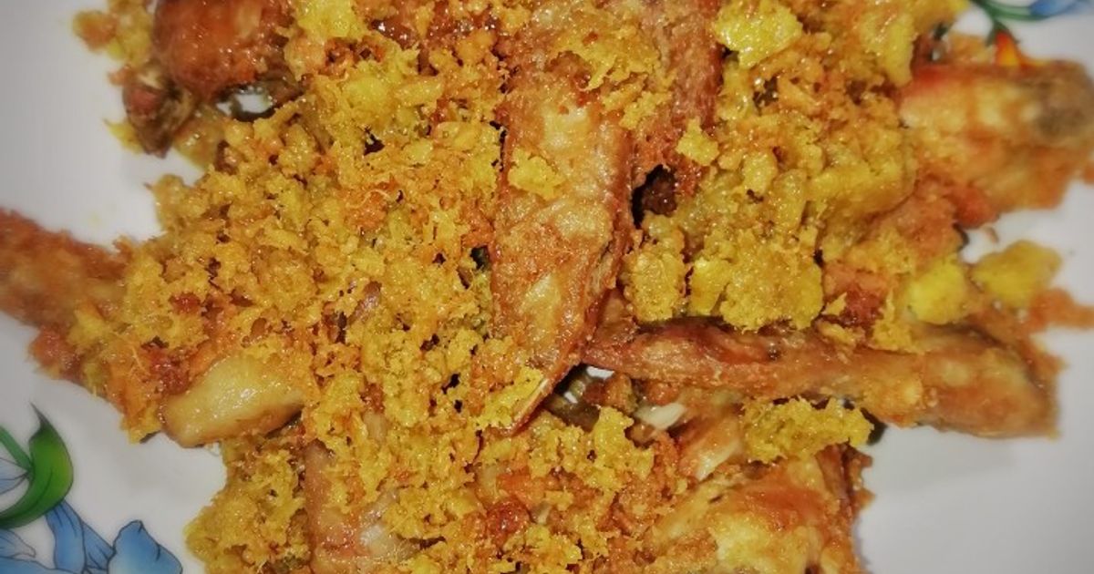 Ayam Goreng Serundeng Ala Masakan Padang