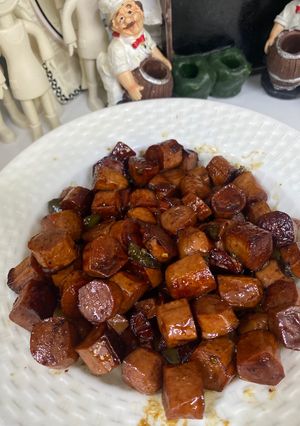 صورة لوصفة سجق مع دبس الرمان والسماق