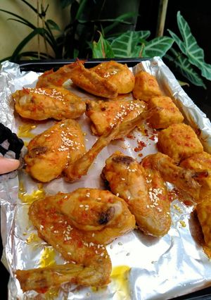 Foto resep Sayap Ayam panggang lemon madu