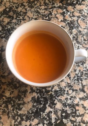 Una foto de Gazpacho andaluz suave 🍅🥄