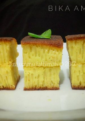 Foto resep Bika Ambon Ekonomis (2 telur, takaran sendok, no oven)