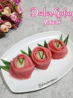 Foto resep 540. Dadar Gulung Mawar