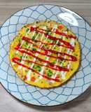 Trứng chiên tôm & ớt chuông