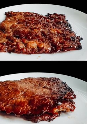 A picture of Bak Kwa | 肉干 | Chinese BBQ Chicken Jerky.