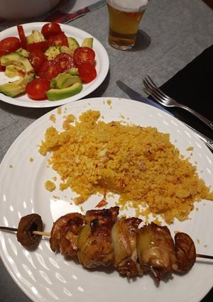 A picture of Chicken Skewers.