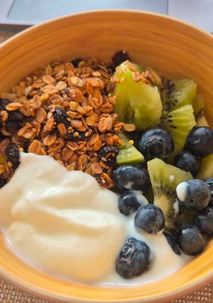 Una foto de Granola casera al horno