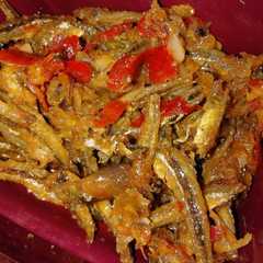 Foto resep Teri sambel pedes