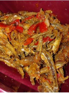 Foto resep Teri sambel pedes