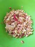Sambal capar (toge kecil)