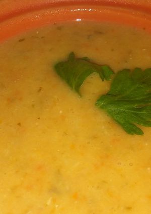 Una foto de Sopa crema de avena
